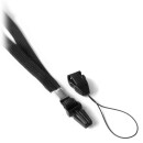Handgelenk-Tragebänder mit Klickverschluss (schwarz)