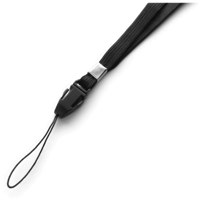 12x Schwarz Halsband Umhängeband Schlaufe Band Handyband für Kamera usb MP3