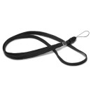 Langes Umhängeband mit Klickverschluss (5 St. schwarz)