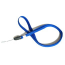Langes Umhängeband mit Klickverschluss, 50 St. blau