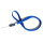 Langes Umhängeband mit Klickverschluss, 50 St. blau