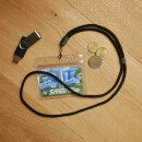 Kopie von Robuste lange Umhängebänder (80 cm) Separate lanyards Black