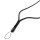 Kopie von Robuste lange Umhängebänder (80 cm) Separate lanyards Black