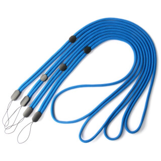 Verstellbare lange Umhängebänder, 4 Stück blau