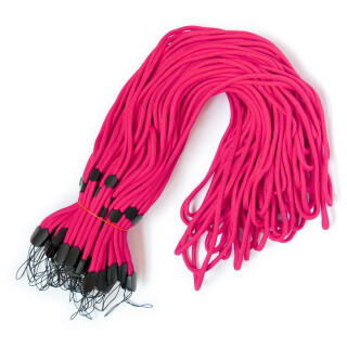 Verstellbare lange Umhängebänder, 50 St magenta