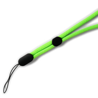 Robuste verstellbare Handgelenk-Tragebänder Separate lanyards Neongreen