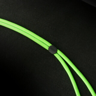 Robuste verstellbare Handgelenk-Tragebänder Separate lanyards Neongreen