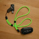Robuste verstellbare Handgelenk-Tragebänder Separate lanyards Neongreen