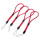 Robuste verstellbare Handgelenk-Tragebänder Small sets: 4/7 pcs Red