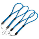 Robustes verstellbares kurzes Handgelenk-Trageband, 4 St. blau