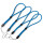 Kurzes verstellbares Handgelenk-Trageband, 4 St. blau
