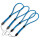 Robustes verstellbares kurzes Handgelenk-Trageband, 4 St. blau