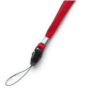Lange Umhängebänder mit Klickverschluss (rot)