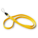 Lange Umhängebänder mit Klickverschluss (gelb)