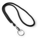 Langes Umhängeband / Lanyard mit Haken und Ring