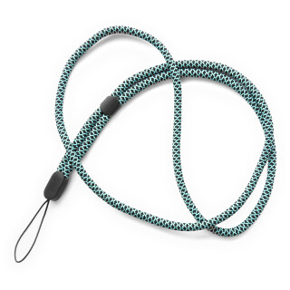 Verstellbare lange Umhängebänder (schwarz-blau)